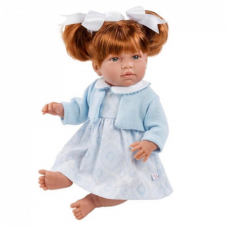Кукла Нора в голубом платье, 46 см. 